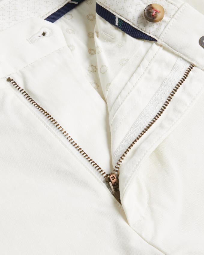Spodenki Męskie Ted Baker Chino Białe Polska | PL-RTBZE8047