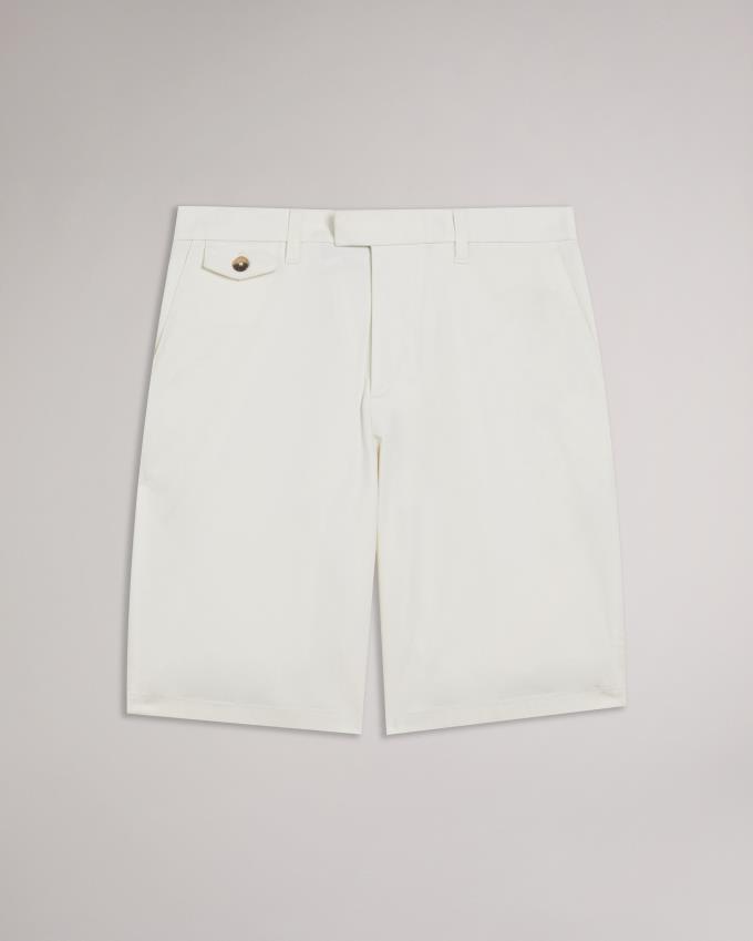 Spodenki Męskie Ted Baker Chino Białe Polska | PL-RTBZE8047