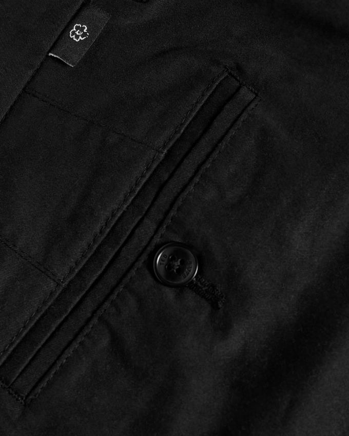 Spodenki Męskie Ted Baker Chino Czarne Polska | PL-IVQJC8720