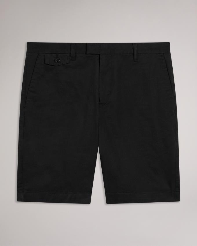 Spodenki Męskie Ted Baker Chino Czarne Polska | PL-IVQJC8720