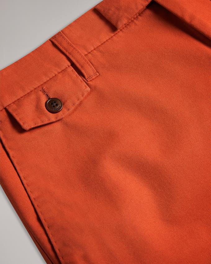 Spodenki Męskie Ted Baker Chino Czerwone Polska | PL-FTPSO3892