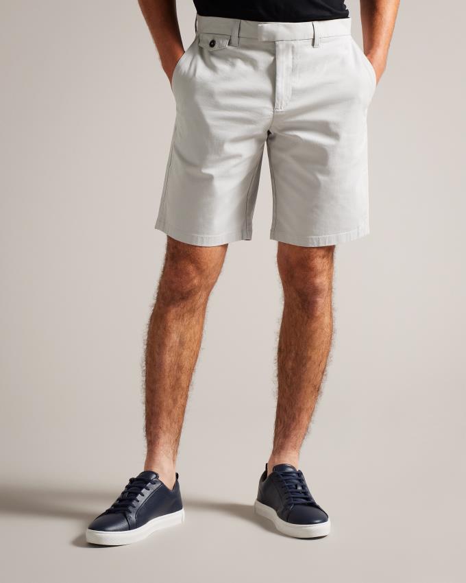 Spodenki Męskie Ted Baker Chino Głęboka Szare Polska | PL-BUTCR2789