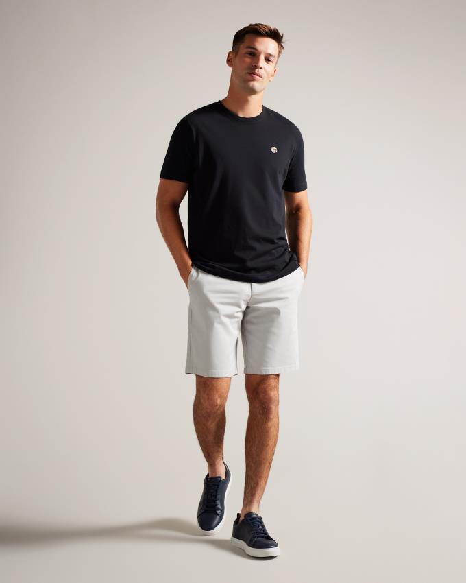 Spodenki Męskie Ted Baker Chino Głęboka Szare Polska | PL-BUTCR2789