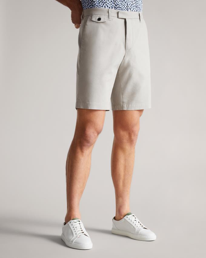 Spodenki Męskie Ted Baker Chino Głęboka Szare Polska | PL-ZABLS9375