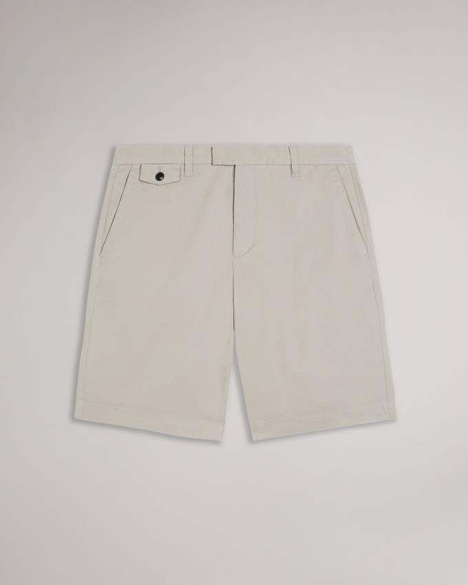 Spodenki Męskie Ted Baker Chino Głęboka Szare Polska | PL-ZABLS9375