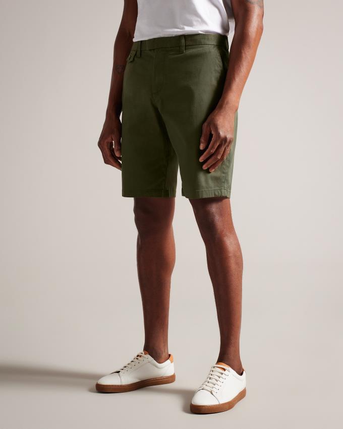 Spodenki Męskie Ted Baker Chino Khaki Polska | PL-XJFPR3729