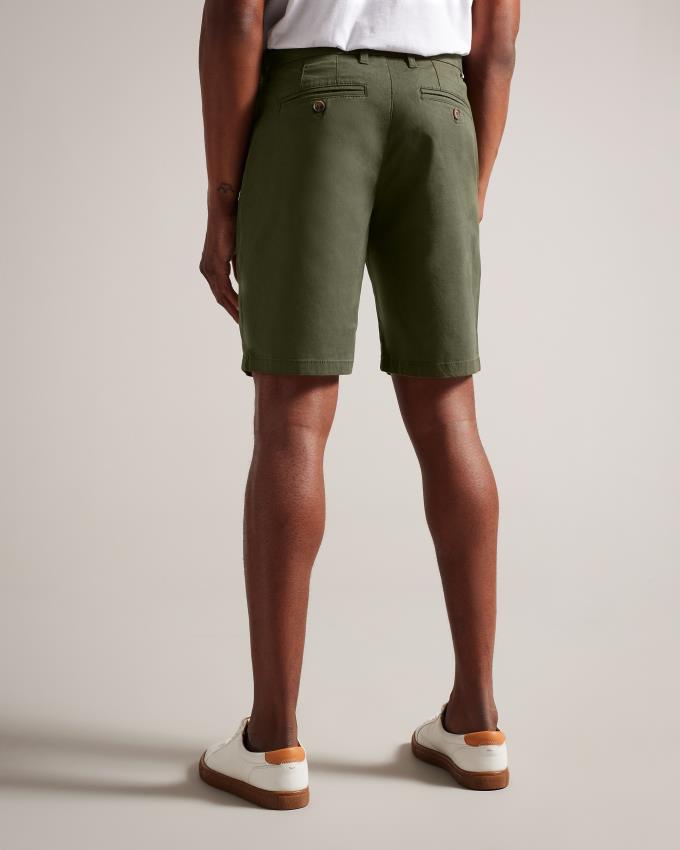 Spodenki Męskie Ted Baker Chino Khaki Polska | PL-XJFPR3729