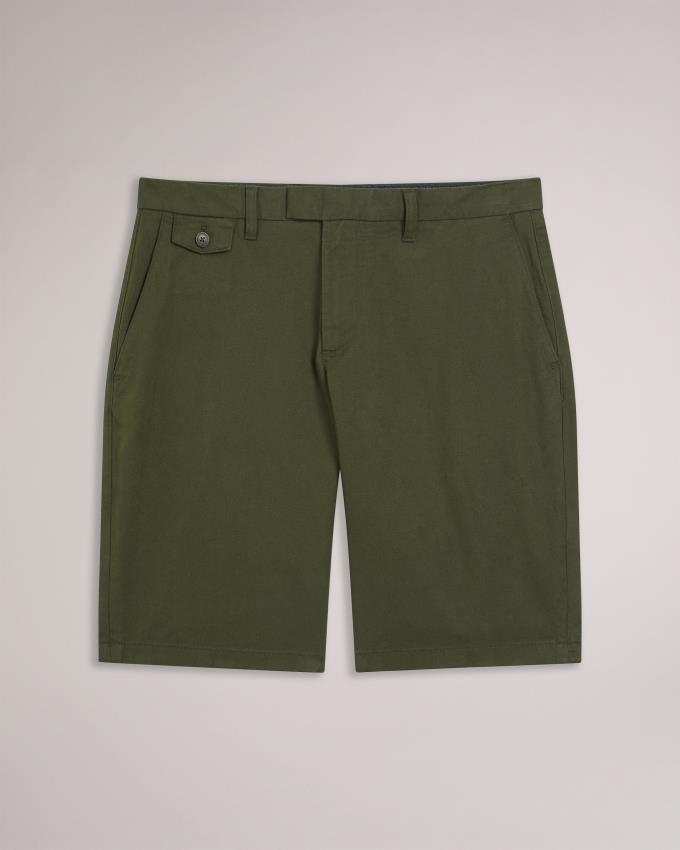 Spodenki Męskie Ted Baker Chino Khaki Polska | PL-XJFPR3729
