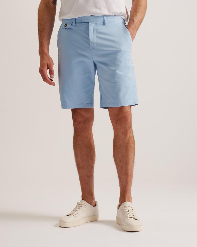 Spodenki Męskie Ted Baker Chino Niebieskie Polska | PL-XJKGH9718