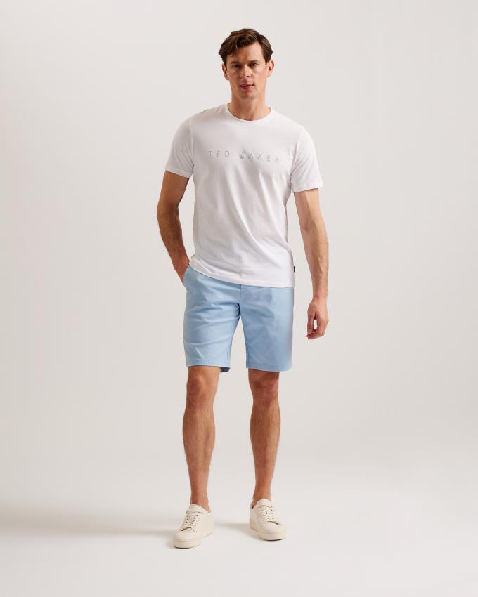 Spodenki Męskie Ted Baker Chino Niebieskie Polska | PL-XJKGH9718