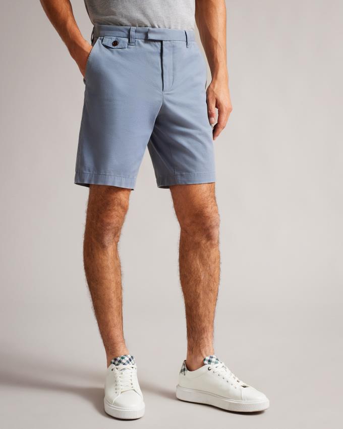 Spodenki Męskie Ted Baker Chino Niebieskie Polska | PL-KHTOJ5738