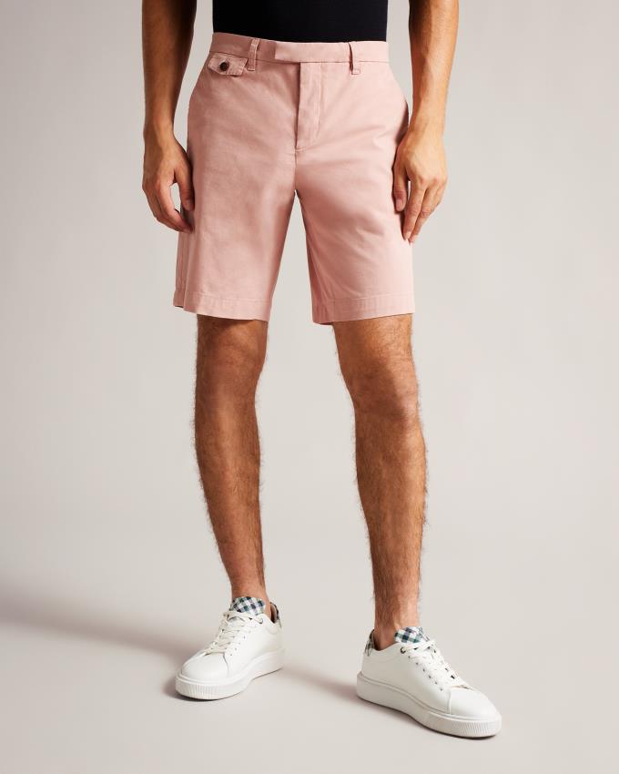 Spodenki Męskie Ted Baker Chino Różowe Polska | PL-VJKCS7130