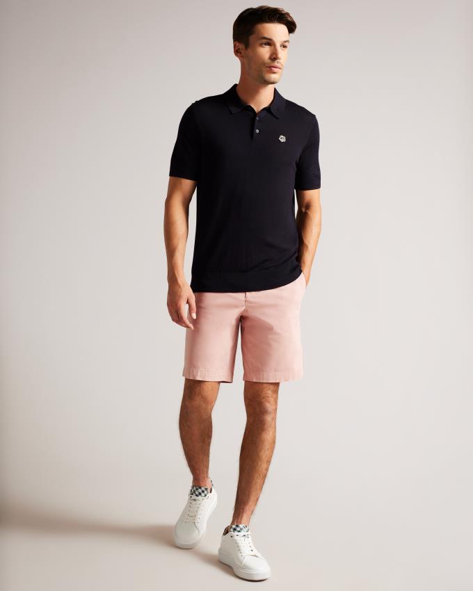 Spodenki Męskie Ted Baker Chino Różowe Polska | PL-VJKCS7130