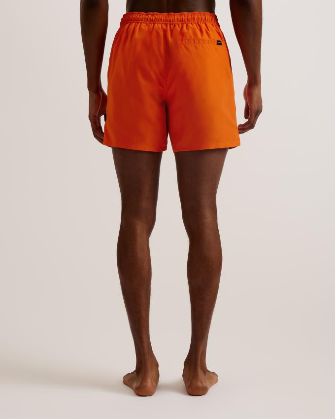 Spodenki Męskie Ted Baker Plain Half Elasticated Swim Głęboka Pomarańczowe Polska | PL-LYKRD2905