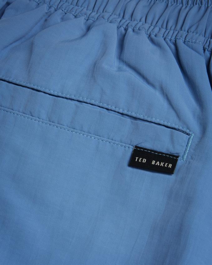 Spodenki Męskie Ted Baker Plain Swim Niebieskie Polska | PL-PSBOV9634