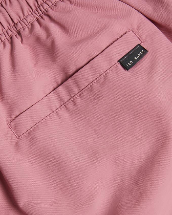 Spodenki Męskie Ted Baker Plain Swim Różowe Polska | PL-XQKET4890