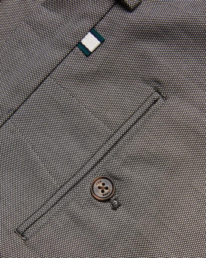 Spodenki Męskie Ted Baker Regular Fit Textured Tailored Granatowe Polska | PL-UJGMS8459