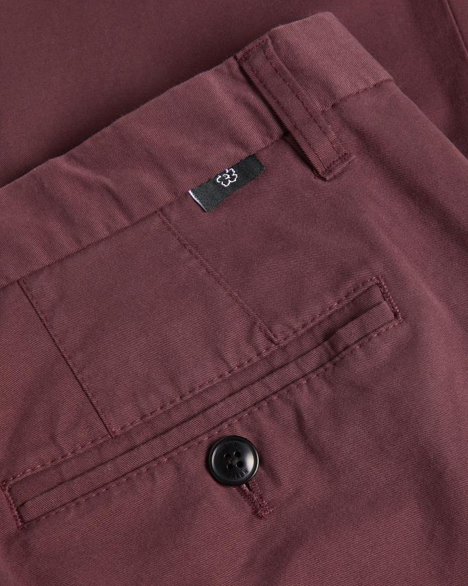 Spodnie Chinosy Męskie Ted Baker Slim Bordowe Polska | PL-JOVRS6307