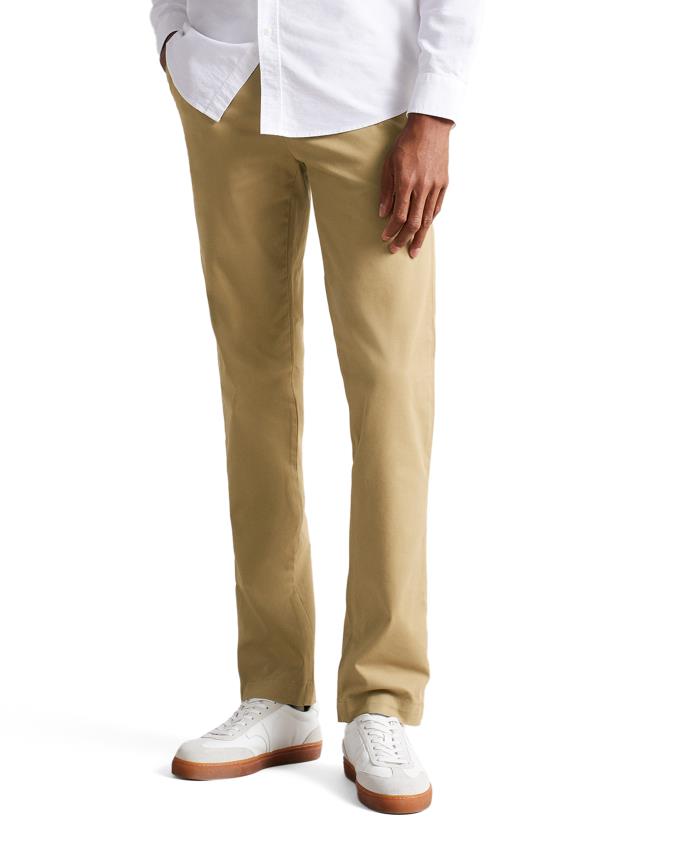 Spodnie Chinosy Męskie Ted Baker Slim Brązowe Polska | PL-TOEVA1895
