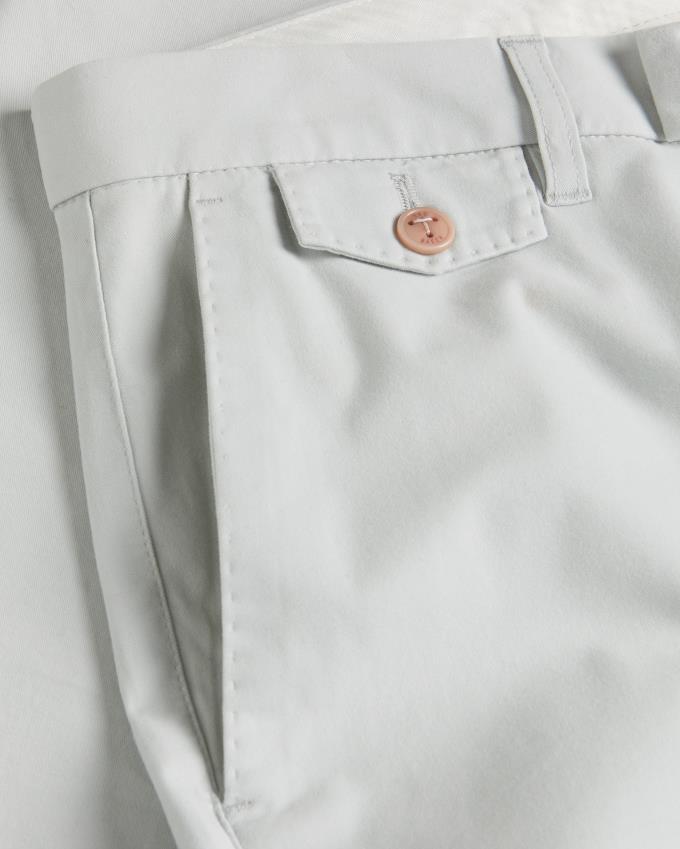 Spodnie Chinosy Męskie Ted Baker Slim Głęboka Szare Polska | PL-NAPVU9047