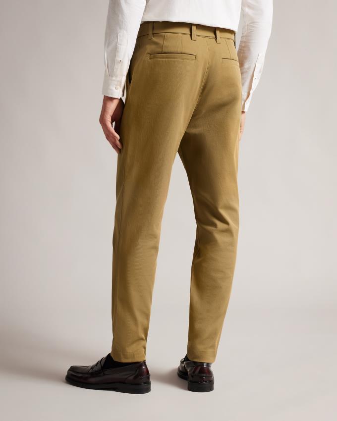 Spodnie Męskie Ted Baker Belted Straight Leg Brązowe Polska | PL-WZUCB5781
