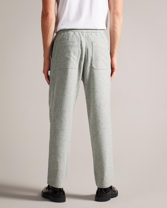 Spodnie Męskie Ted Baker Marled Wool Rich Głęboka Szare Polska | PL-ZKBXE3127