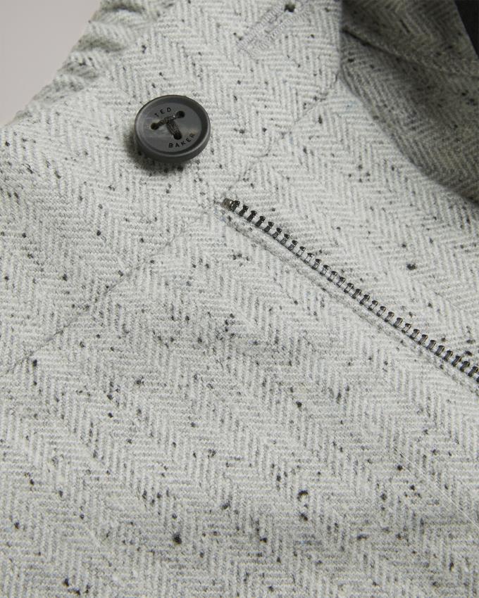 Spodnie Męskie Ted Baker Marled Wool Rich Głęboka Szare Polska | PL-ZKBXE3127