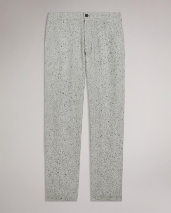 Spodnie Męskie Ted Baker Marled Wool Rich Głęboka Szare Polska | PL-ZKBXE3127