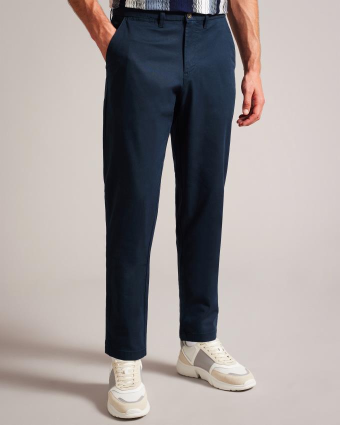 Spodnie Męskie Ted Baker Regular Fit Granatowe Polska | PL-FLNWU4018