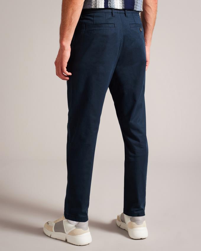 Spodnie Męskie Ted Baker Regular Fit Granatowe Polska | PL-FLNWU4018