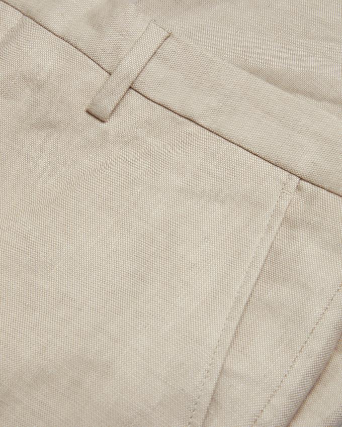 Spodnie Męskie Ted Baker Regular Fit Linen Blend Szare Polska | PL-ZPFWD6702