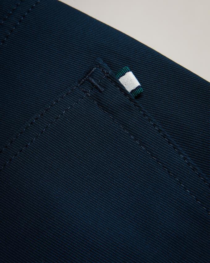 Spodnie Męskie Ted Baker Slim Fit Twill Granatowe Polska | PL-AXCUQ2486
