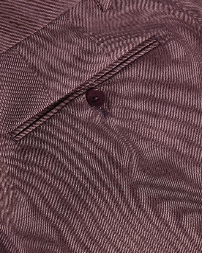 Spodnie Męskie Ted Baker Slim Fit Wool Różowe Polska | PL-PWTRX7265