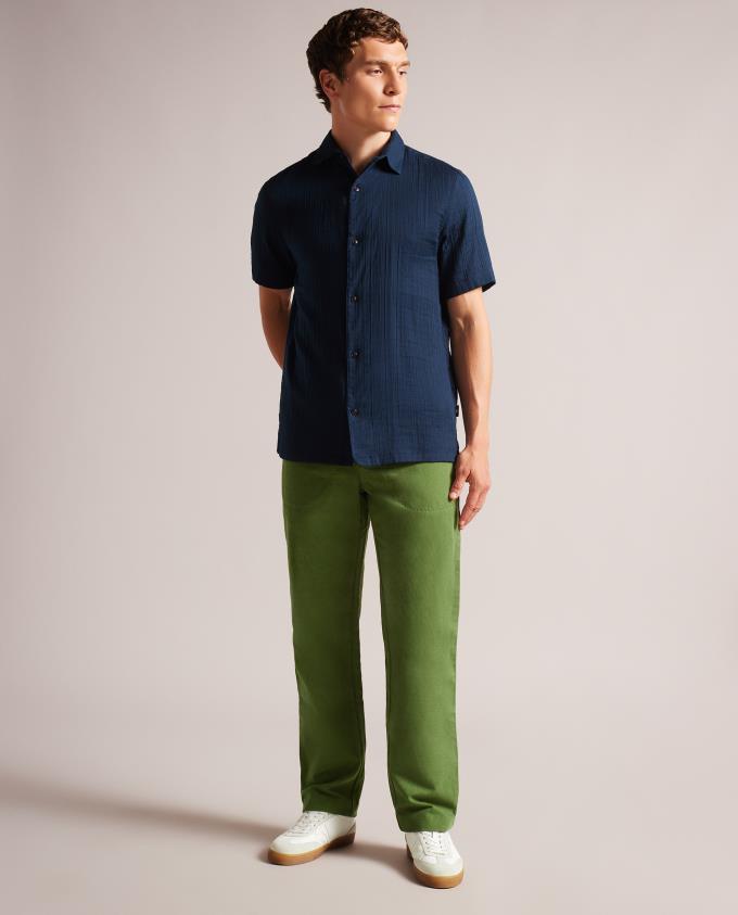 Spodnie Męskie Ted Baker Tie Waist Khaki Polska | PL-WZFGK6041
