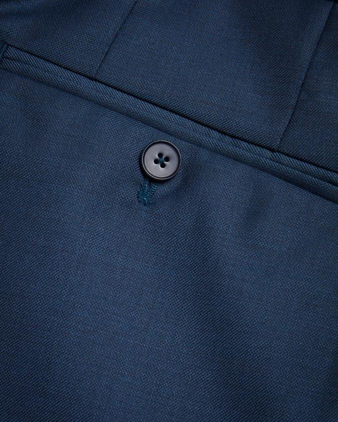 Spodnie Męskie Ted Baker Wool Blend Slim Suit Turkusowe Niebieskie Polska | PL-FSVAX8047