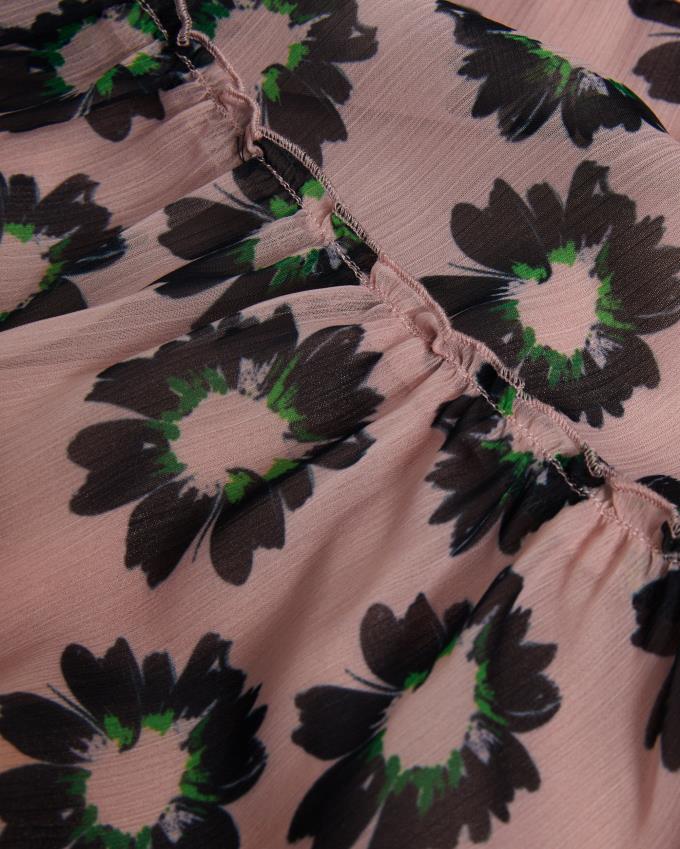 Sukienka Damskie Ted Baker Fit And Flarered Mini Różowe Polska | PL-CAWVN4235
