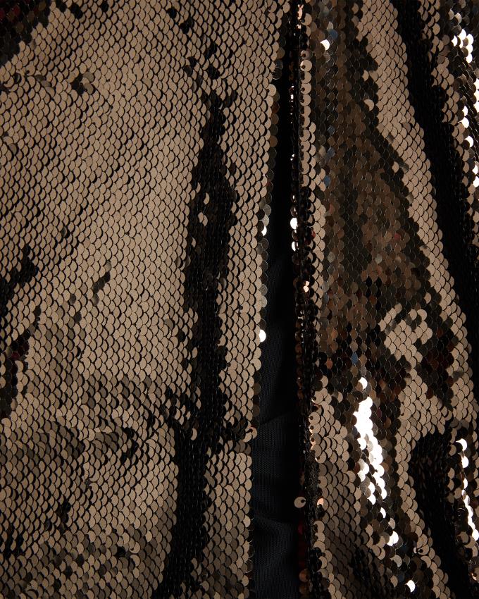 Sukienka Damskie Ted Baker Long Sleeve Sequin Tube Ciemny Brązowe Polska | PL-WKCOM6829