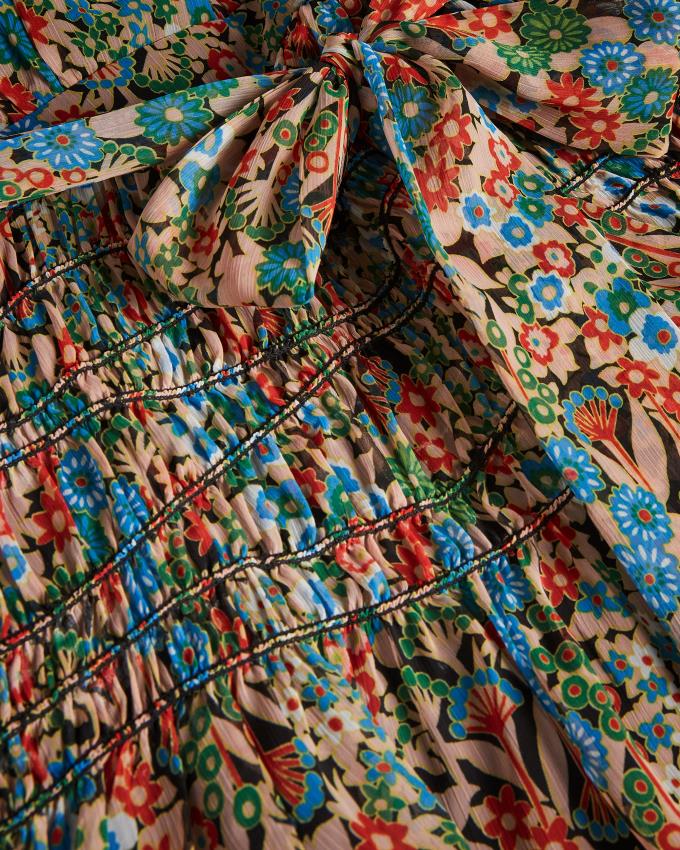 Sukienka Damskie Ted Baker Smock Panel Wrap Mini Czarne Polska | PL-RJTLS5723