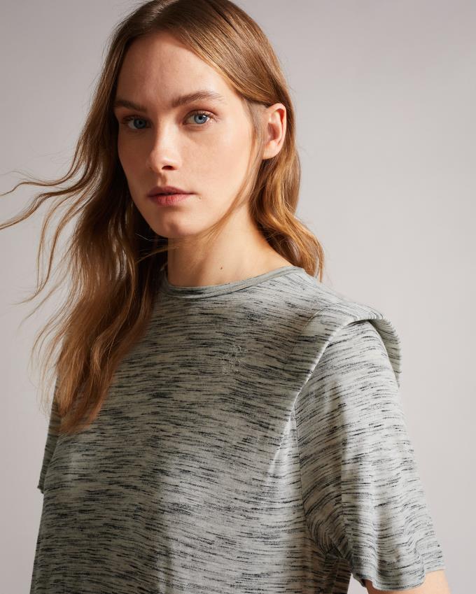 Sukienka Damskie Ted Baker T With Shoulder Detail Białe Polska | PL-AJWSQ8203
