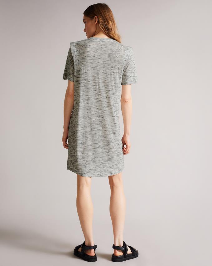 Sukienka Damskie Ted Baker T With Shoulder Detail Białe Polska | PL-AJWSQ8203