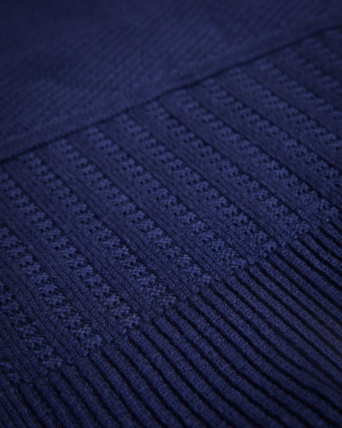Szalik Męskie Ted Baker Knitted Granatowe Polska | PL-IZMUH2397