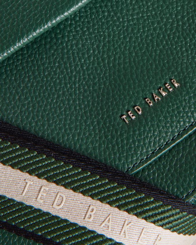 Torba Crossbody Damskie Ted Baker Branded Webbing Satchel Ciemny Zielone Polska | PL-INYHO1965