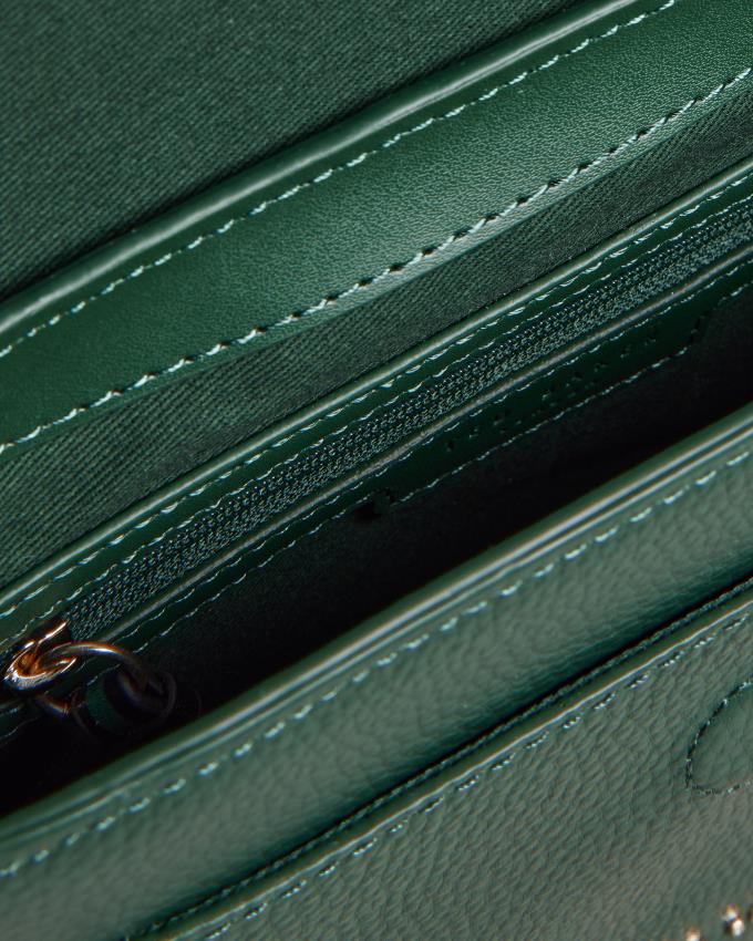 Torba Crossbody Damskie Ted Baker Branded Webbing Satchel Ciemny Zielone Polska | PL-INYHO1965