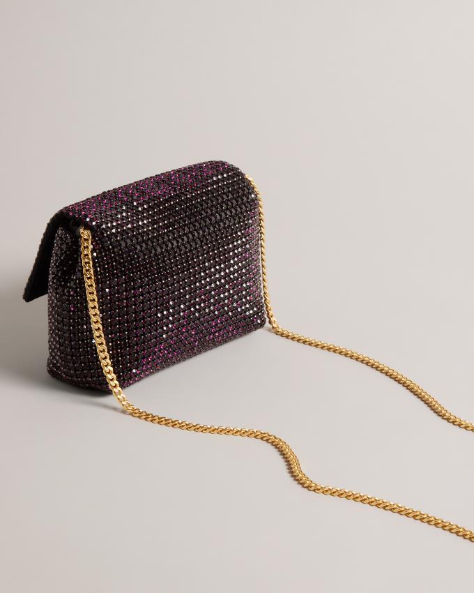Torba Crossbody Damskie Ted Baker Crystal Mini Jasny Fioletowe Polska | PL-LFHXZ8052