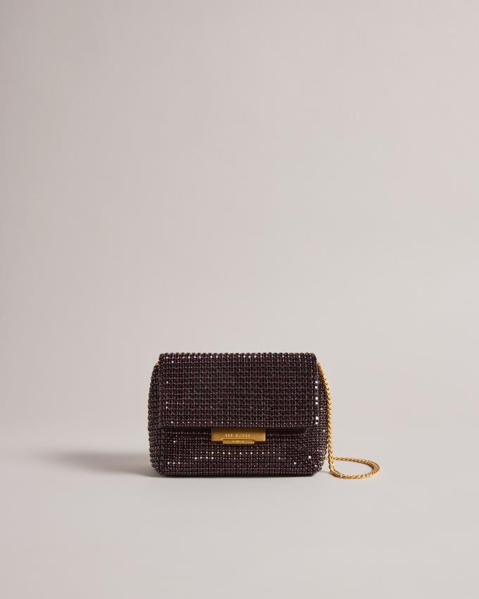 Torba Crossbody Damskie Ted Baker Crystal Mini Jasny Fioletowe Polska | PL-LFHXZ8052
