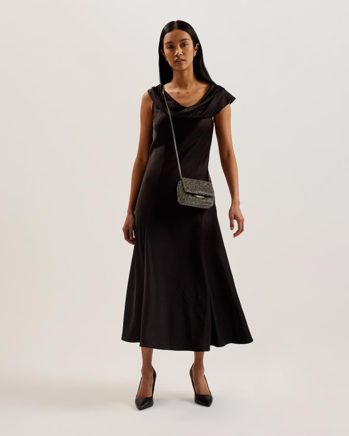 Torba Crossbody Damskie Ted Baker Crystal Mini Czarne Polska | PL-TJXDU8273