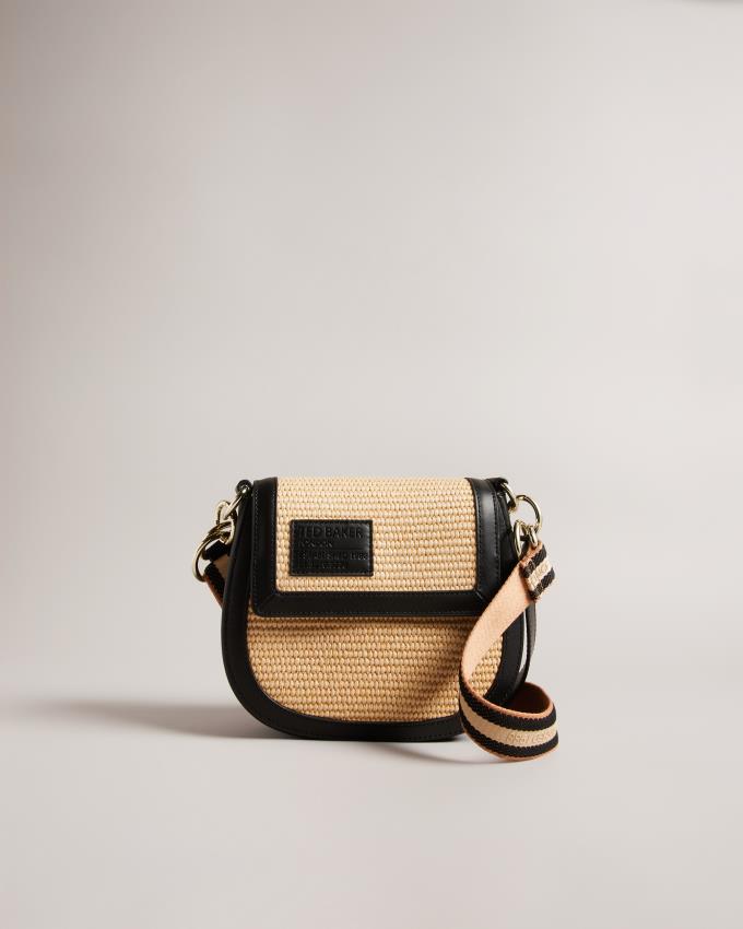 Torba Crossbody Damskie Ted Baker Raffia Satchel Beżowe Polska | PL-BGYJS6834