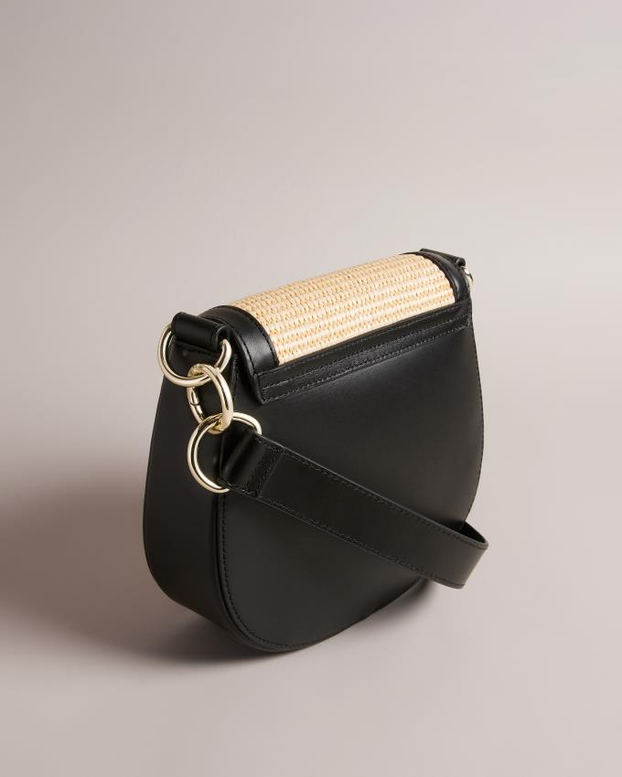 Torba Crossbody Damskie Ted Baker Raffia Satchel Beżowe Polska | PL-BGYJS6834