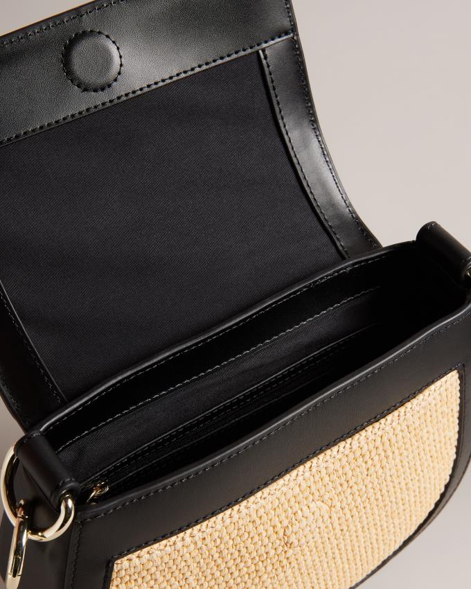 Torba Crossbody Damskie Ted Baker Raffia Satchel Beżowe Polska | PL-BGYJS6834