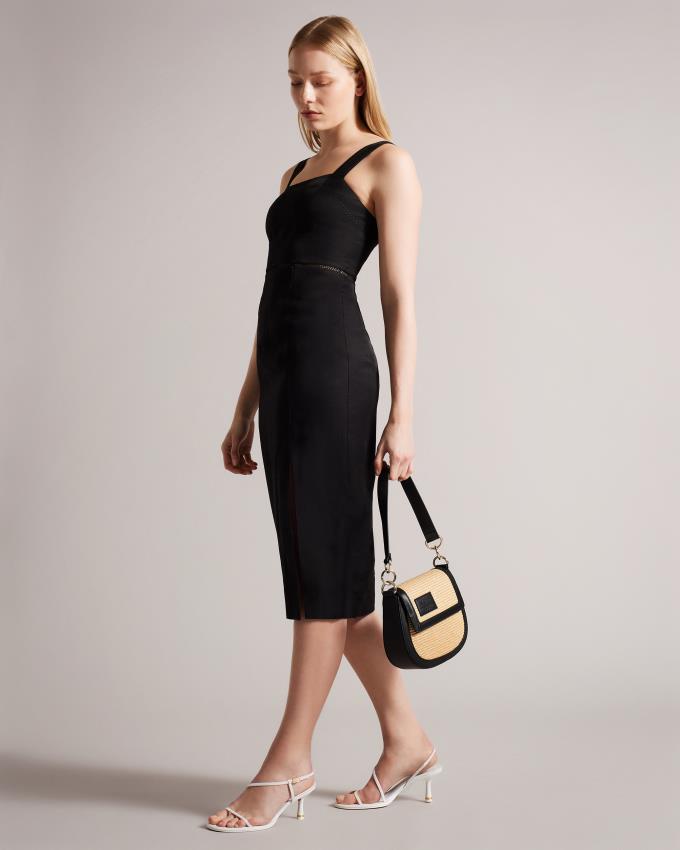 Torba Crossbody Damskie Ted Baker Raffia Satchel Beżowe Polska | PL-BGYJS6834